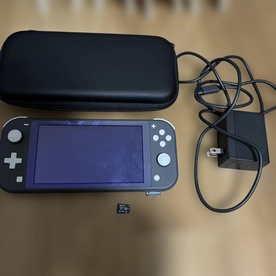 Nintendo Switch Lite グレー 本体 充電器付き