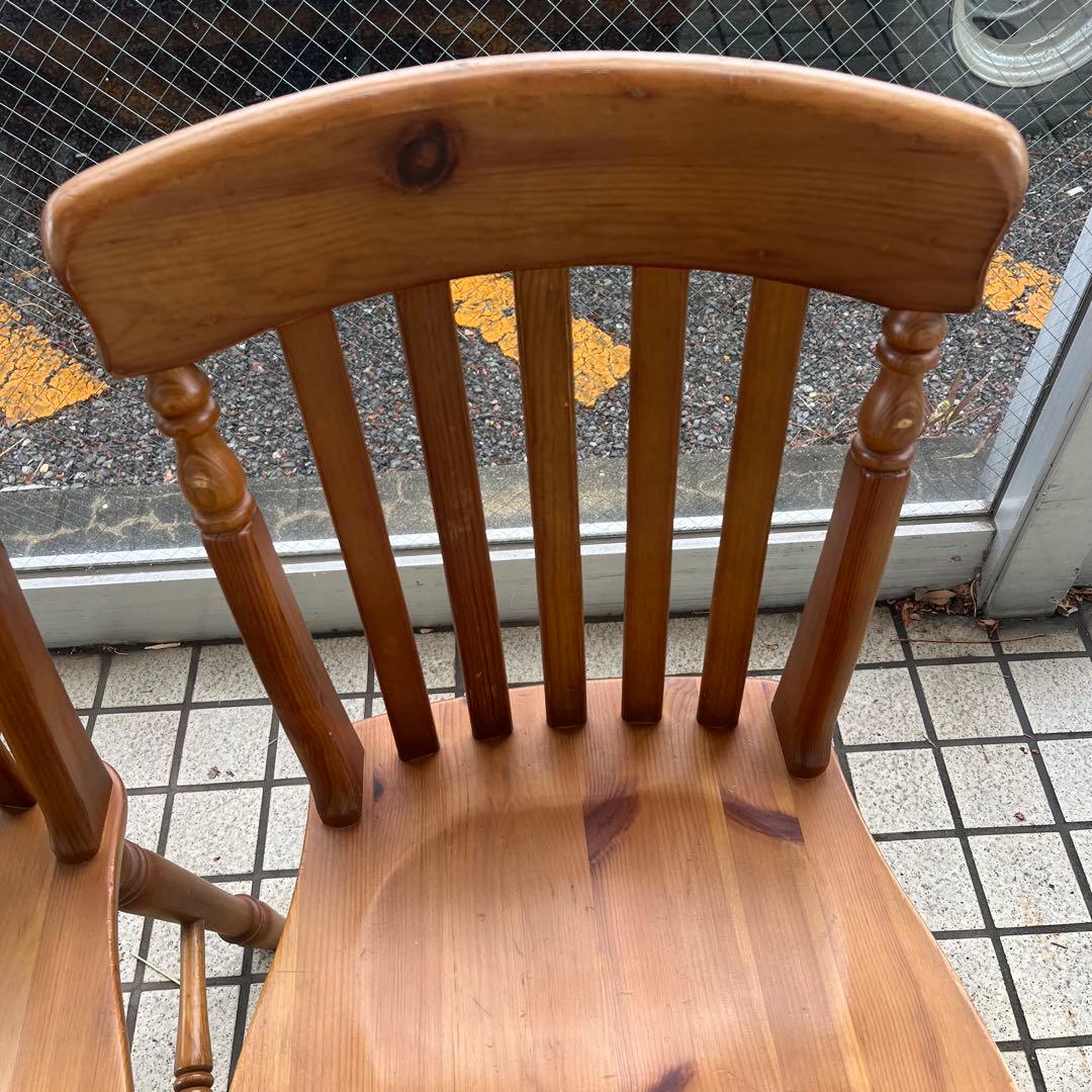 ②コスガ PROVINCE パイン無垢材 ダイニングチェア フレンチカントリー