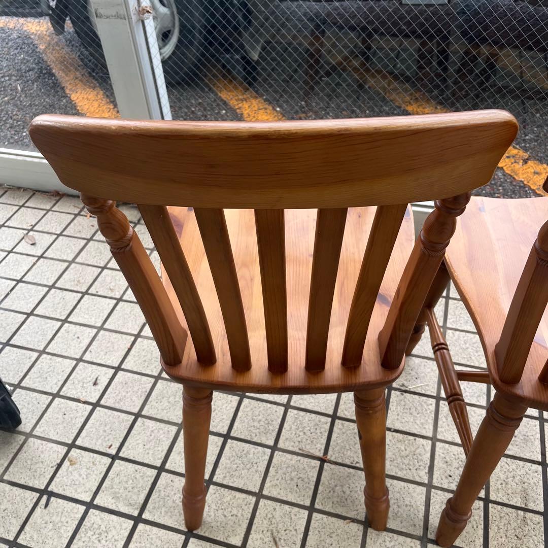 ②コスガ PROVINCE パイン無垢材 ダイニングチェア フレンチカントリー