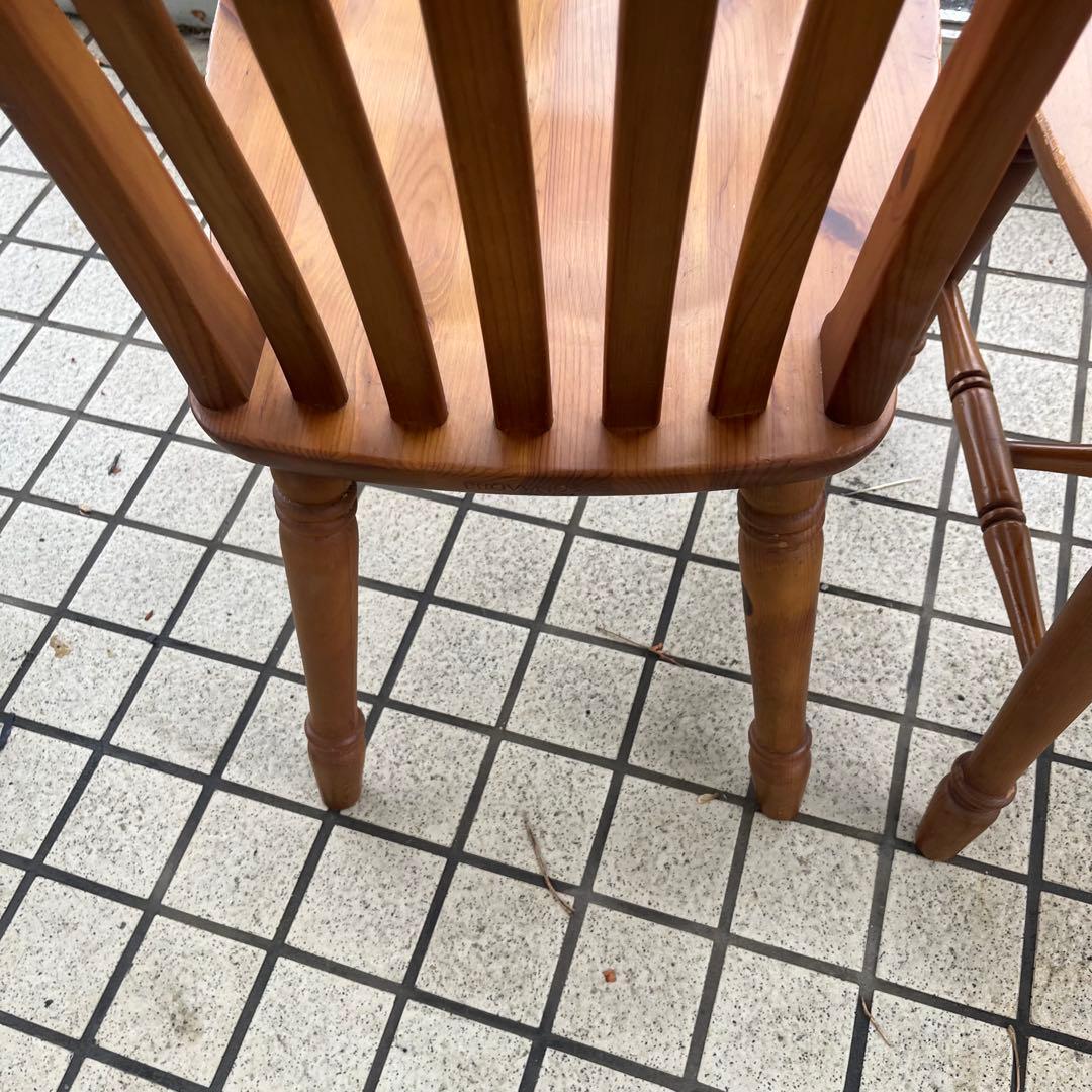 ②コスガ PROVINCE パイン無垢材 ダイニングチェア フレンチカントリー