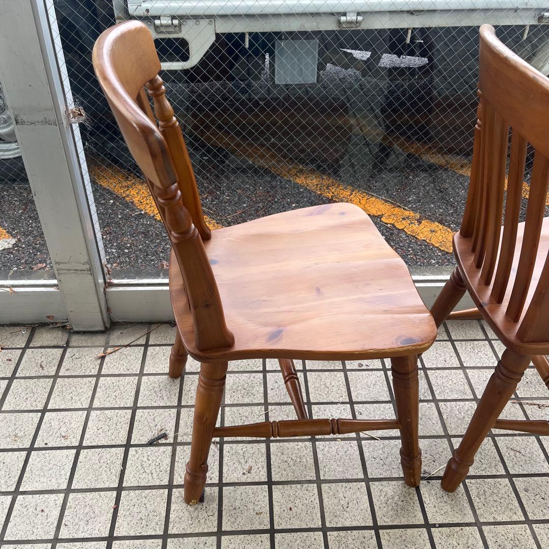 ②コスガ PROVINCE パイン無垢材 ダイニングチェア フレンチカントリー