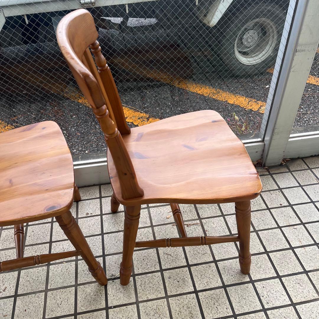 ②コスガ PROVINCE パイン無垢材 ダイニングチェア フレンチカントリー