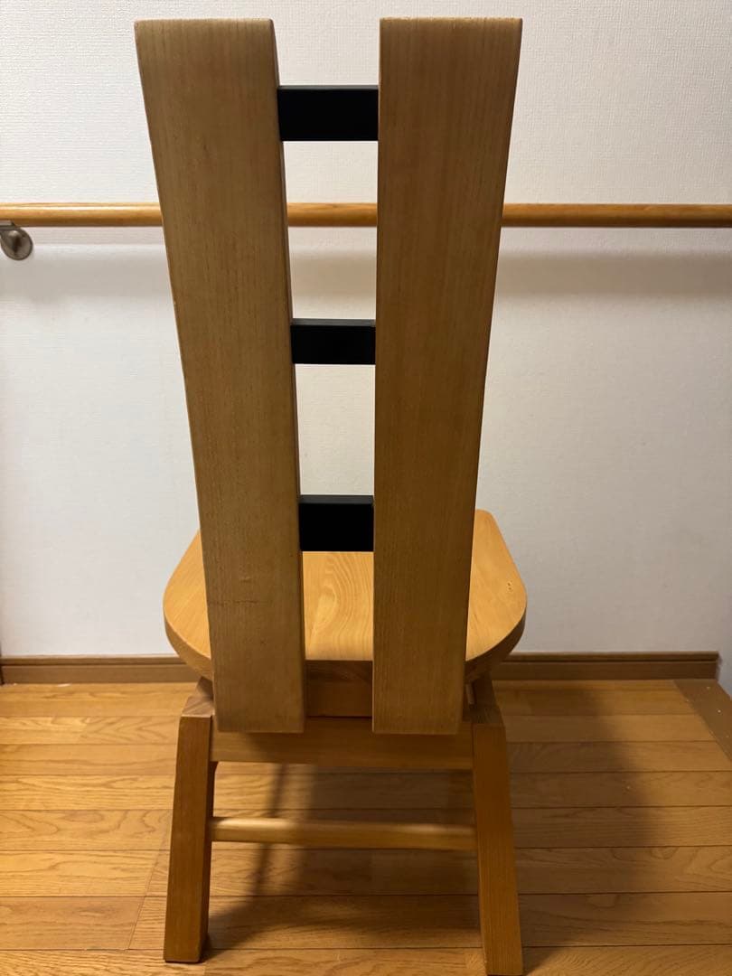 ナチュラルウッド 椅子 イス ダイニングチェア回転式