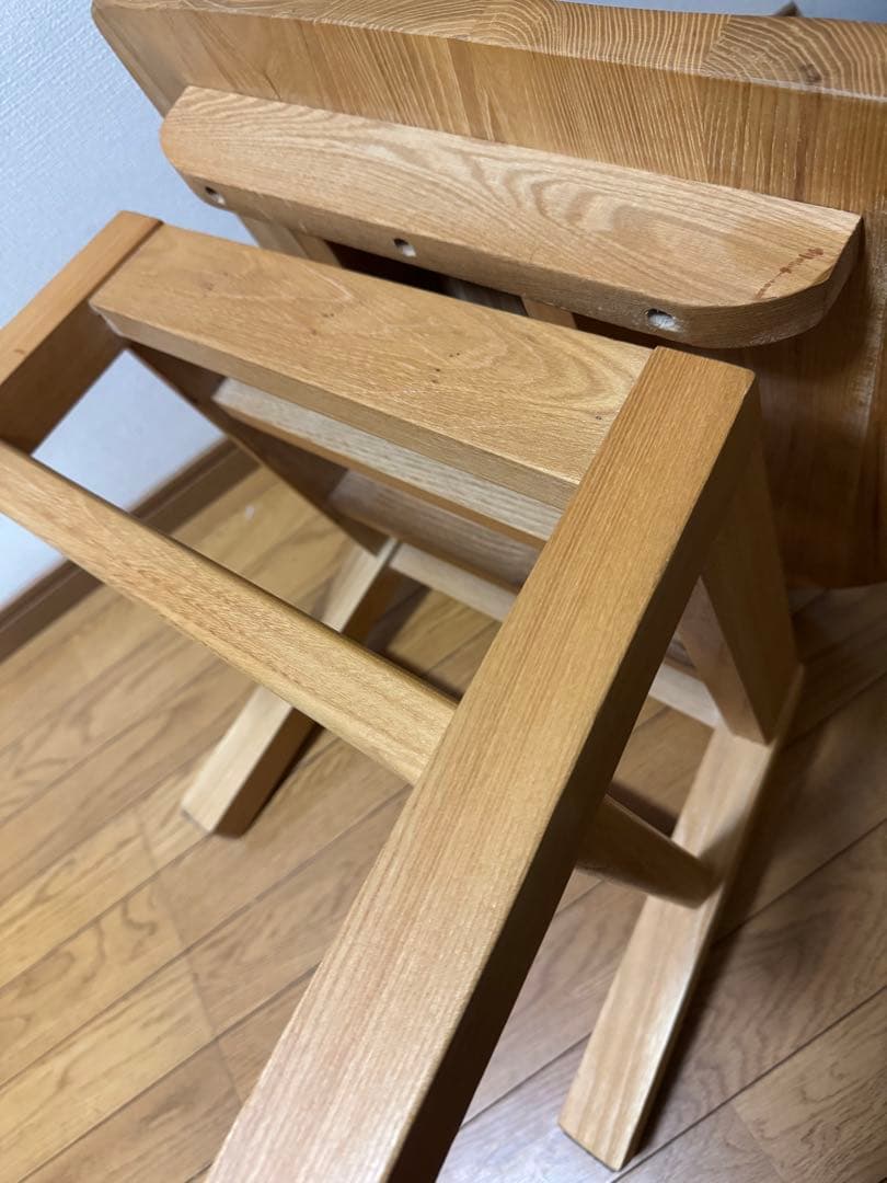 ナチュラルウッド 椅子 イス ダイニングチェア回転式