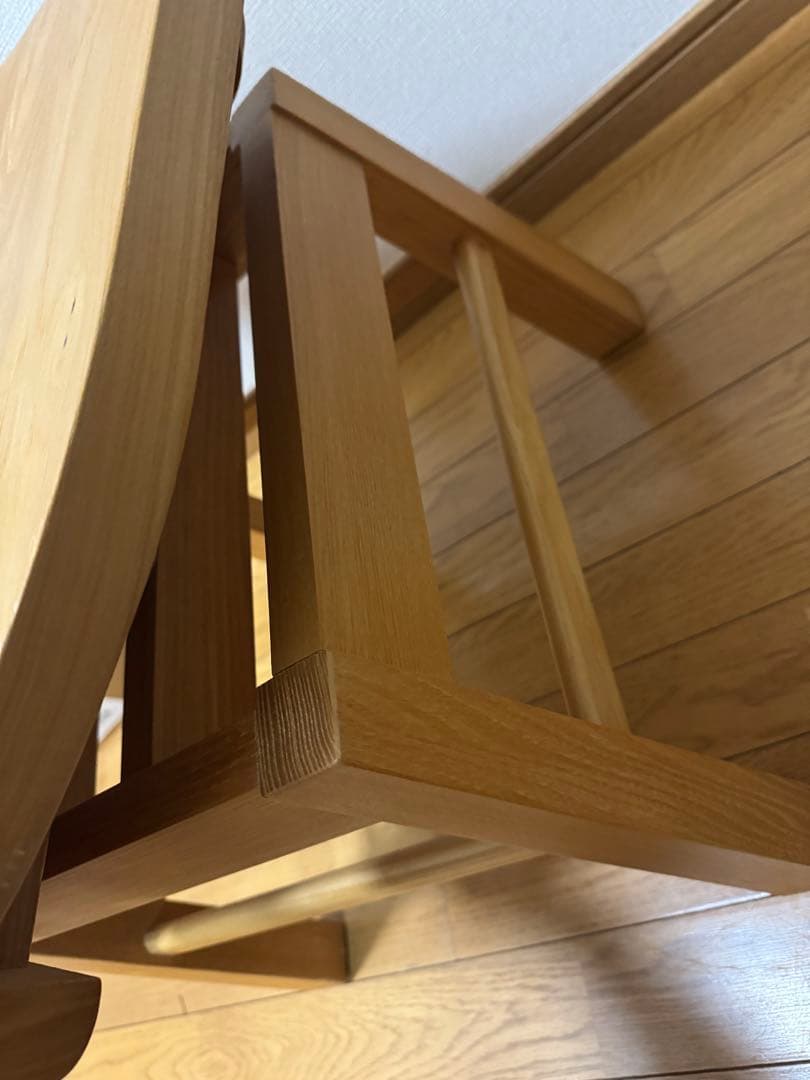 ナチュラルウッド 椅子 イス ダイニングチェア回転式