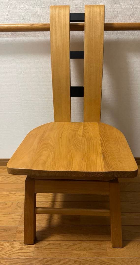ナチュラルウッド 椅子 イス ダイニングチェア回転式