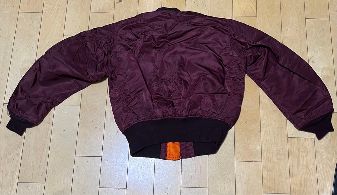 ALPHA ma-1 IDEALジップ　70s made in USA