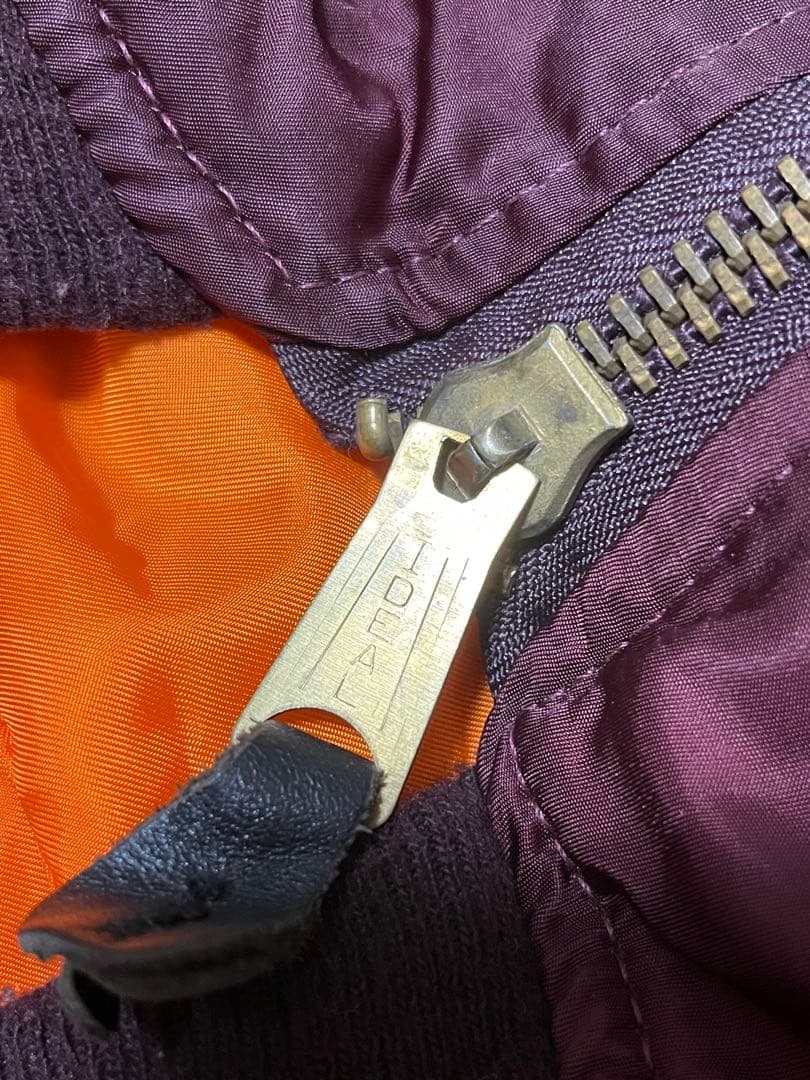 ALPHA ma-1 IDEALジップ　70s made in USA