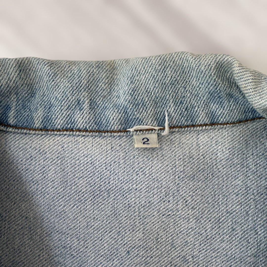 Too Cute! Disney刺繍　デニムジャケット　Gジャン　ミッキー