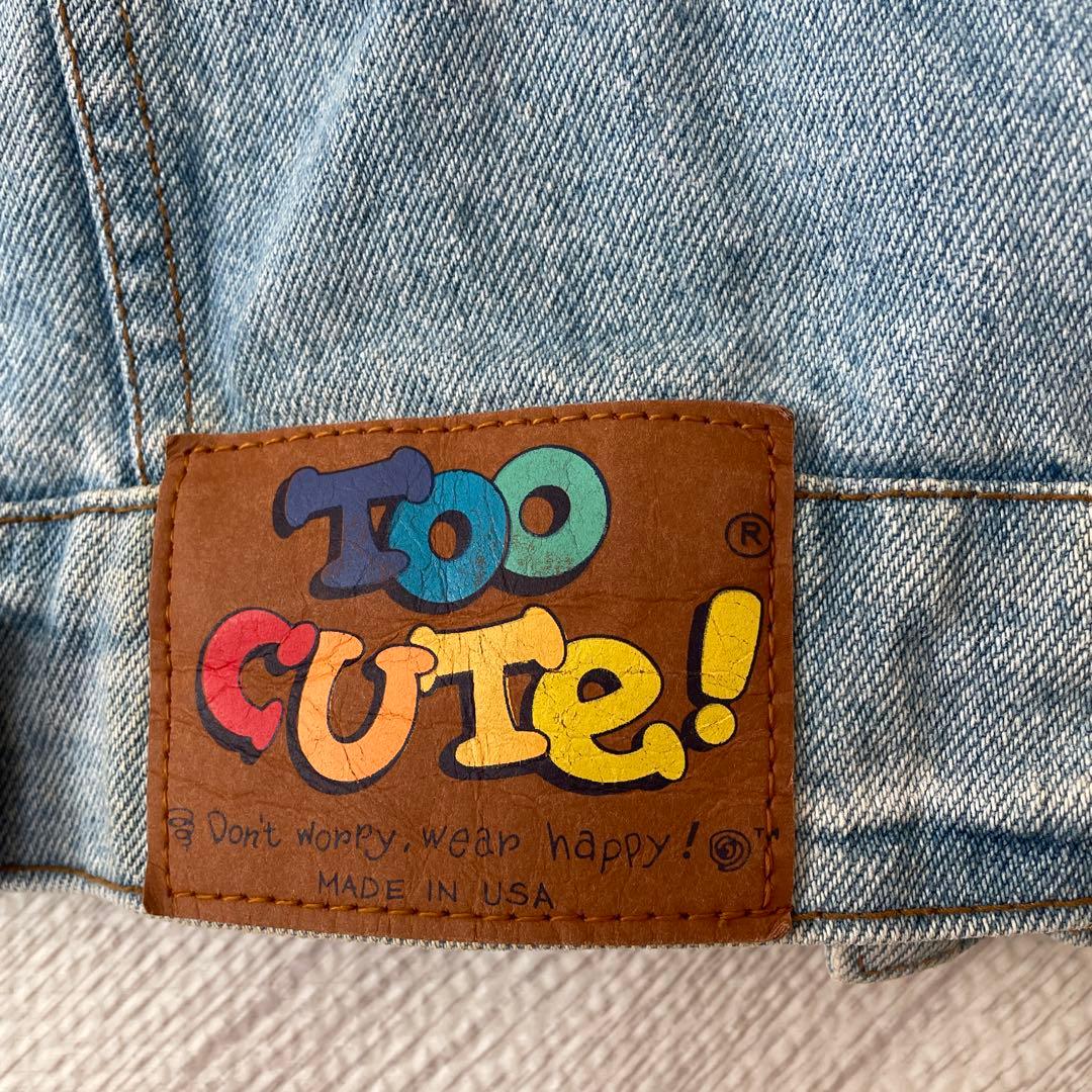 Too Cute! Disney刺繍　デニムジャケット　Gジャン　ミッキー