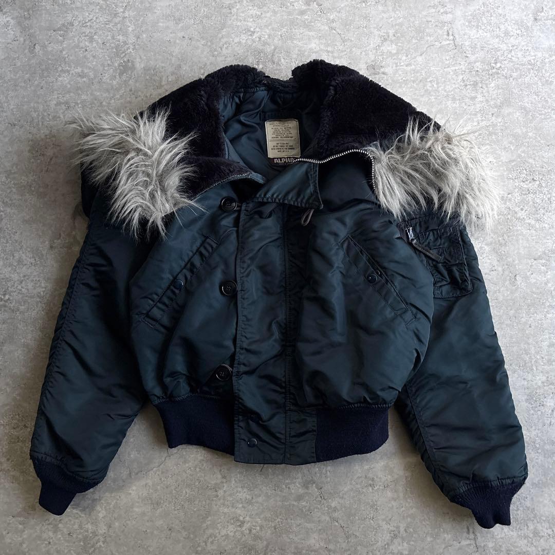 80's■ALPHA INDUSTRIES【M】N-2B フライトジャケット