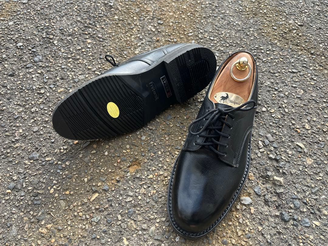 REGAL walker 750 黒 外羽根プレーントウ 箱付き デッドストック