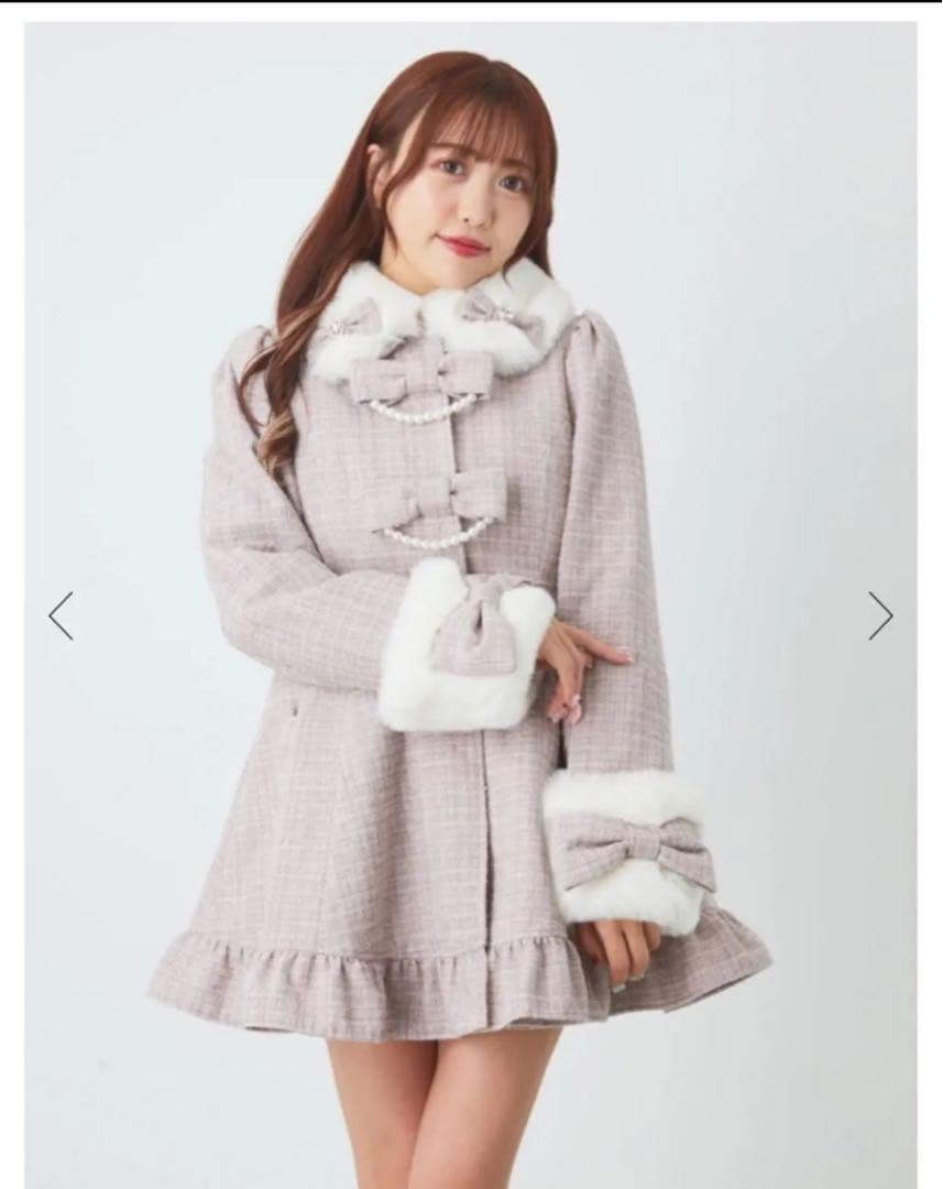 プリンセスキラキラツイードドーリーコートアンクルージュ