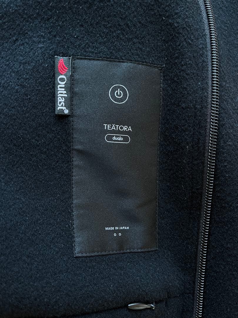 TEATORA テアトラ スーベニアハンター メルトンウール ブラック 2