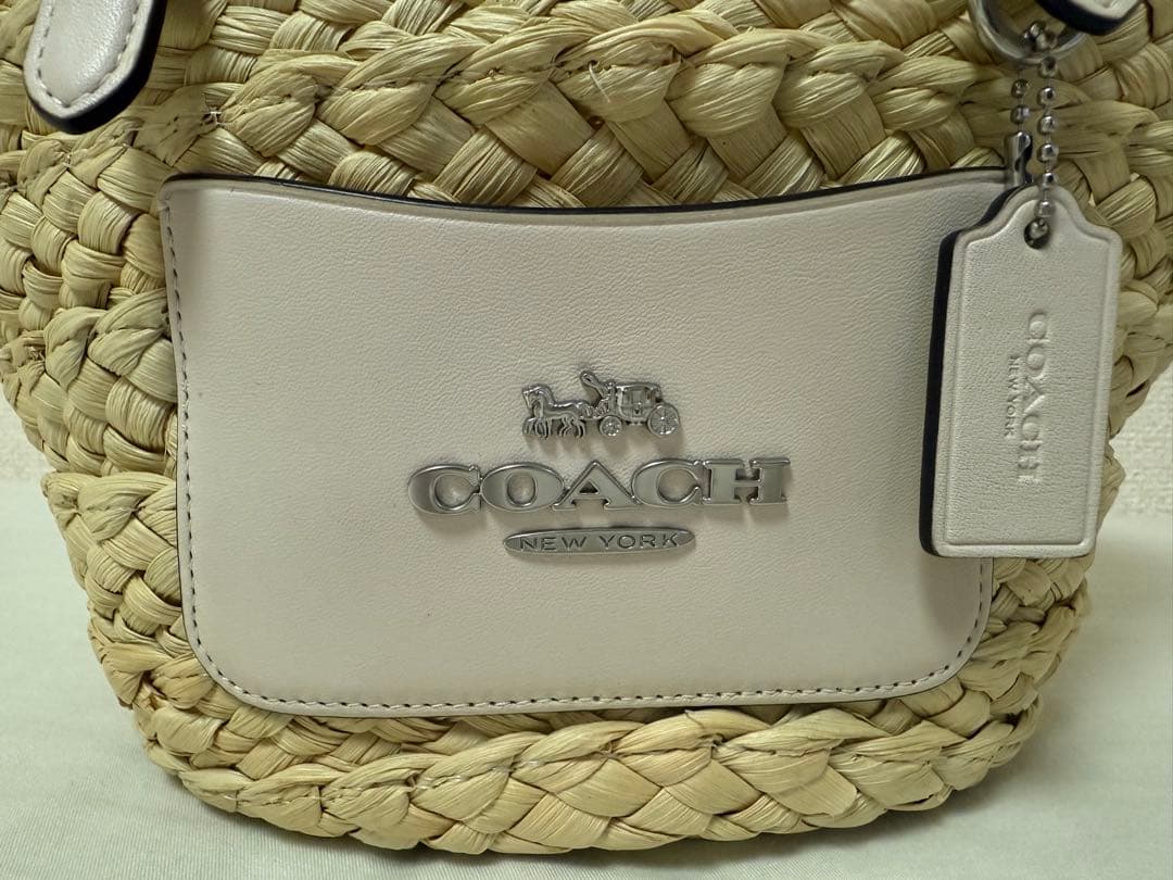 COACH CJ519 2WAY カゴバッグ ショルダーバッグ ハンドバック