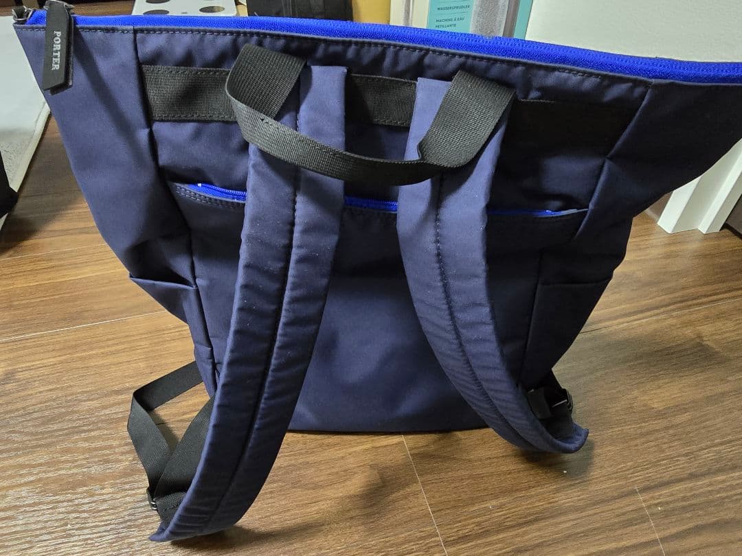 【美品】ポータームース 2WAY (L) リュック 吉田カバン ネイビー