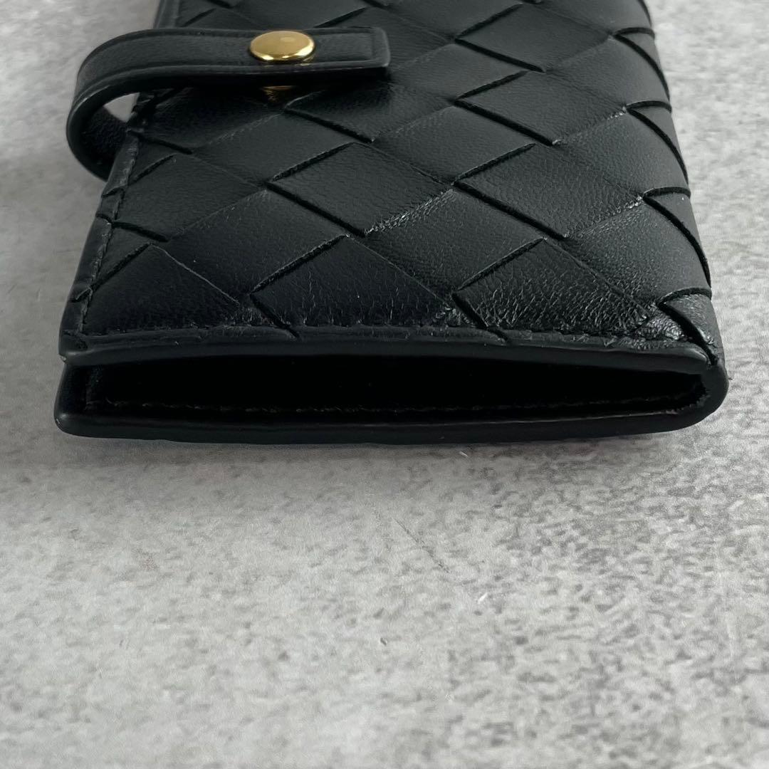 現行✨ ボッテガヴェネタ キーケース イントレチャート レザー ブラック