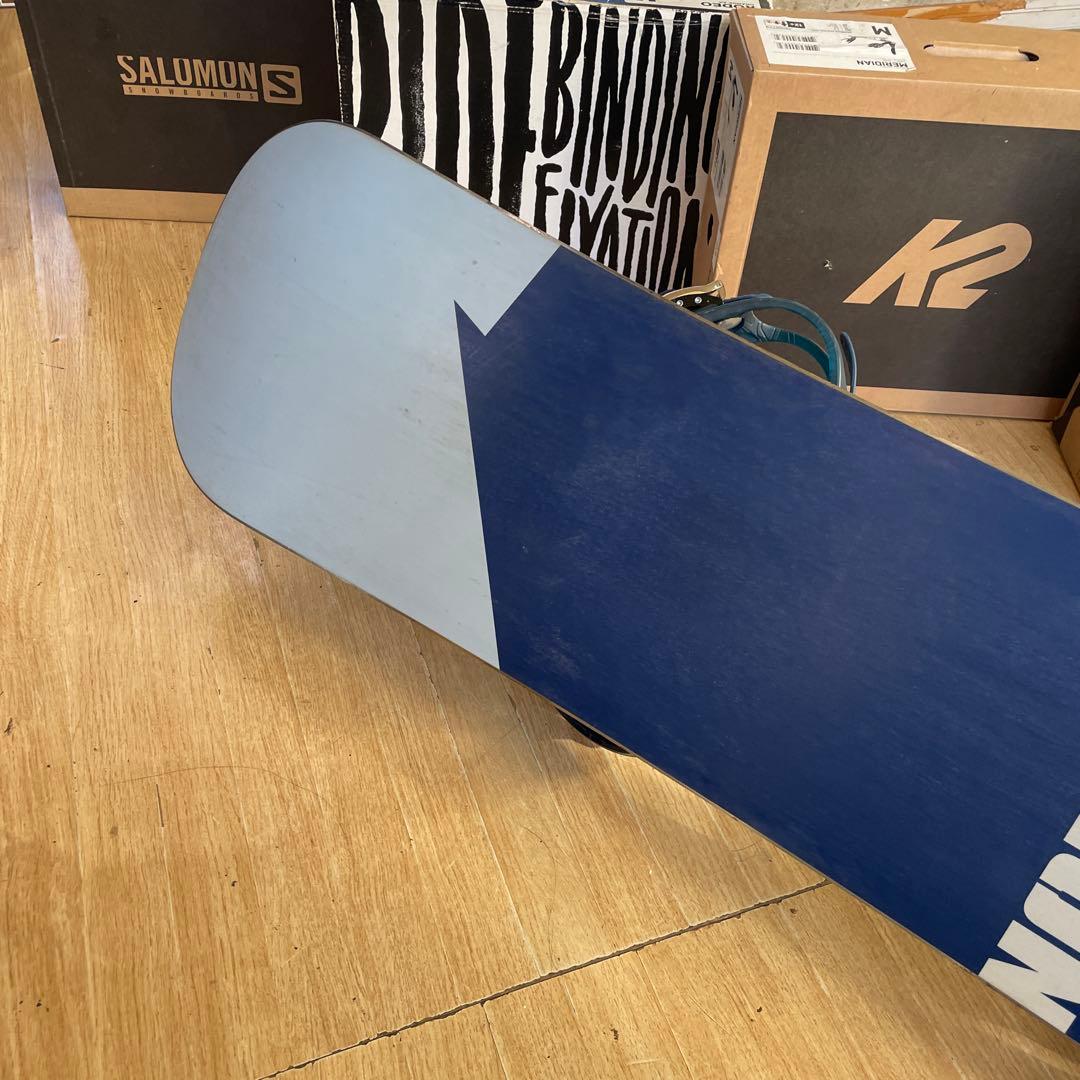 BURTON×SALOMONバイン付きスノーボードセット　テリエモデル　バートン