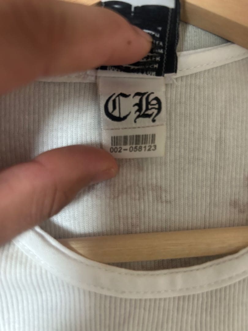 クロムハーツ　タンクトップ　白　L さらに値下げしました！