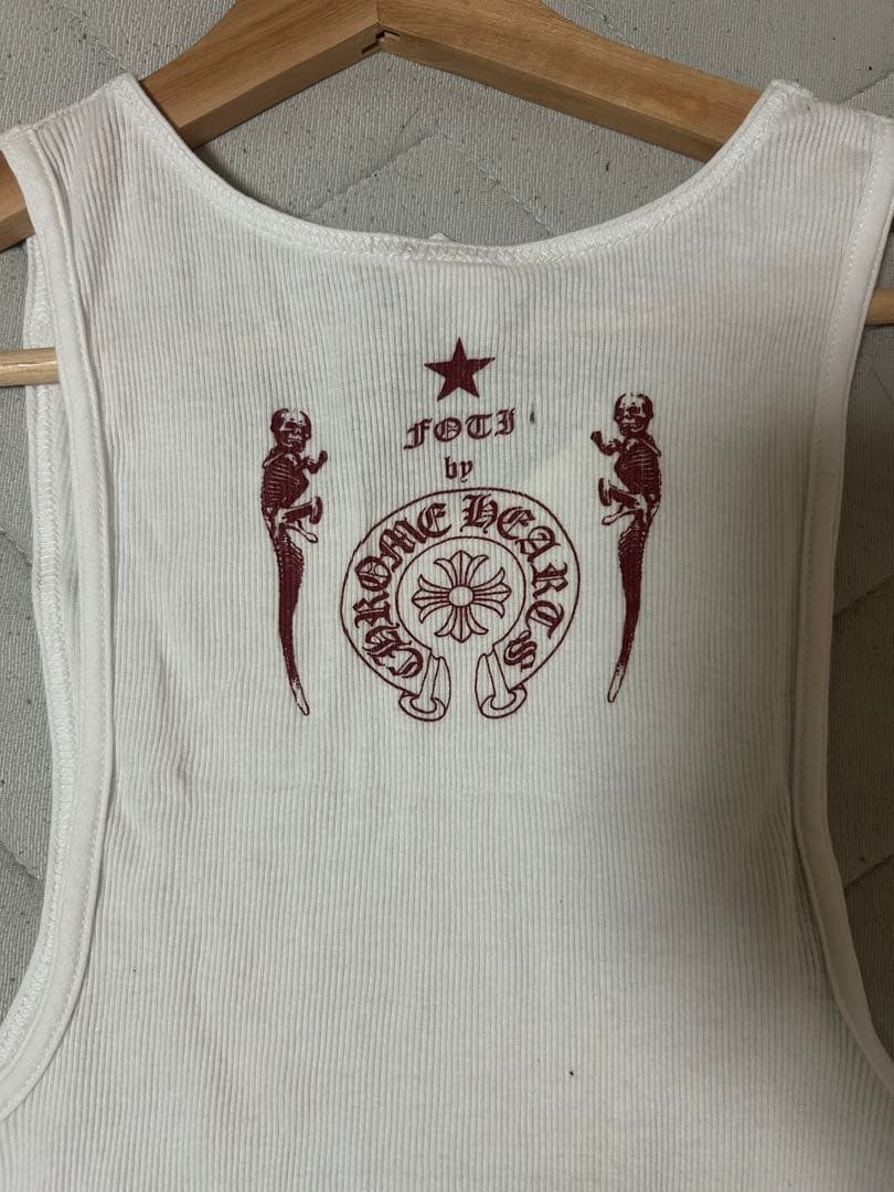 クロムハーツ　タンクトップ　白　L さらに値下げしました！