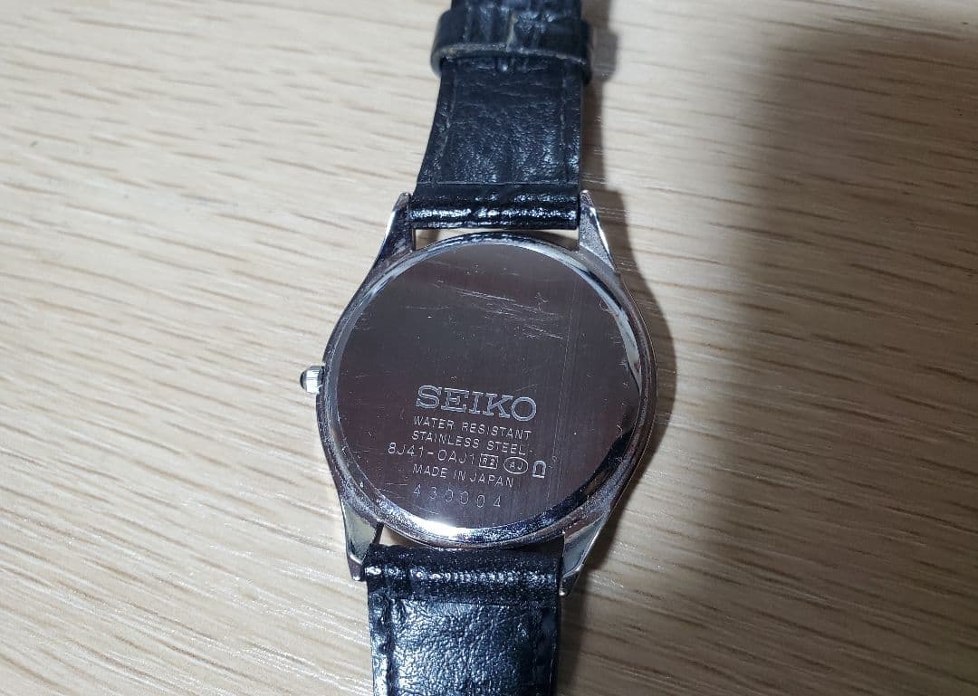 SEIKO SACM171 メンズ クオーツ 稼働 純正バンド交換済