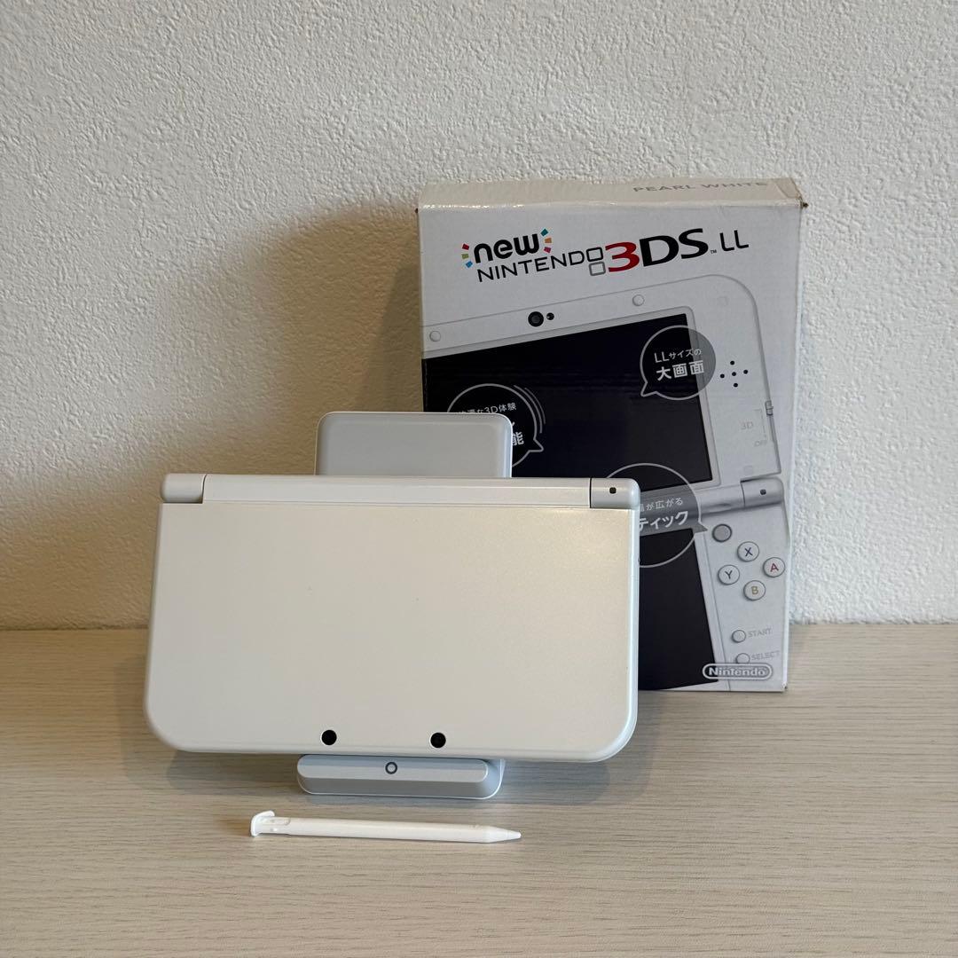 【訳ありジャンク】Newニンテンドー3DS LL パールホワイト 3-093