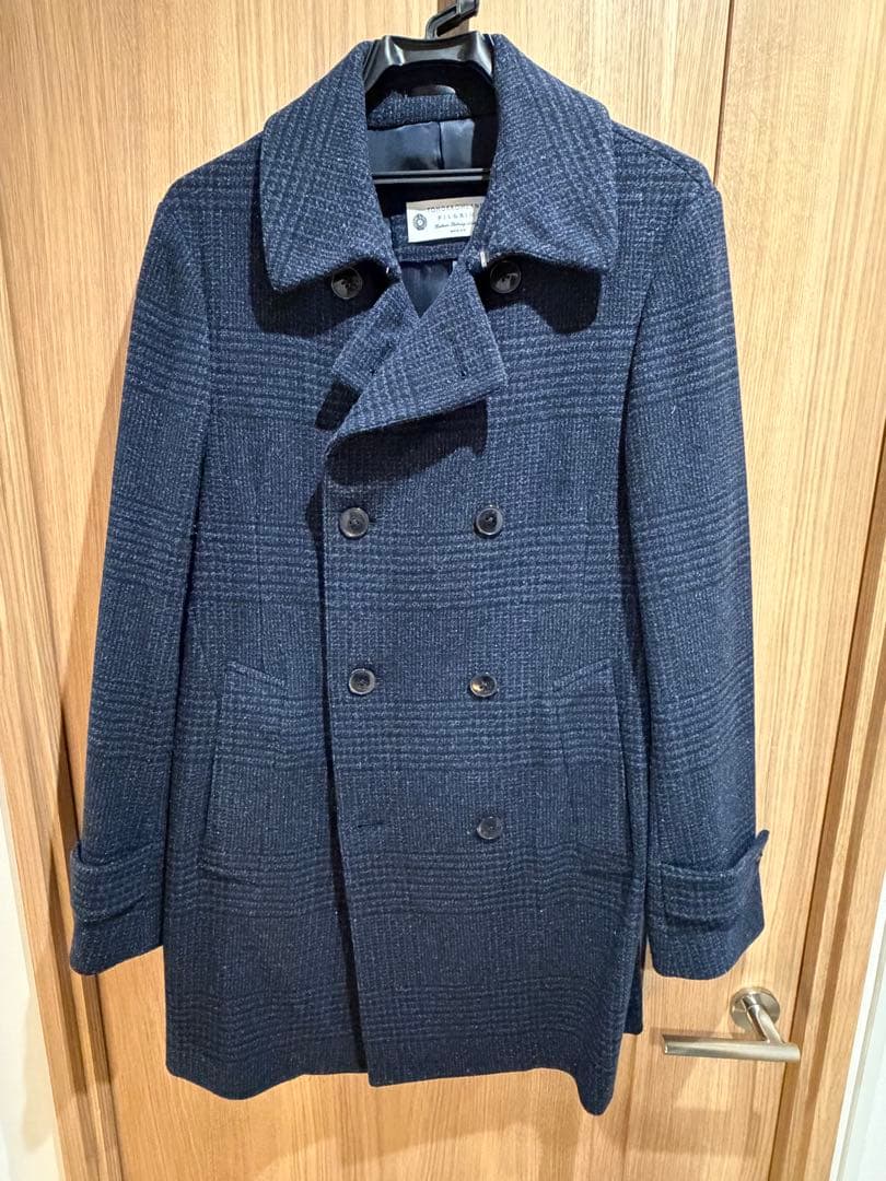 TOMORROWLAND PILGRIM チェック柄ピーコート