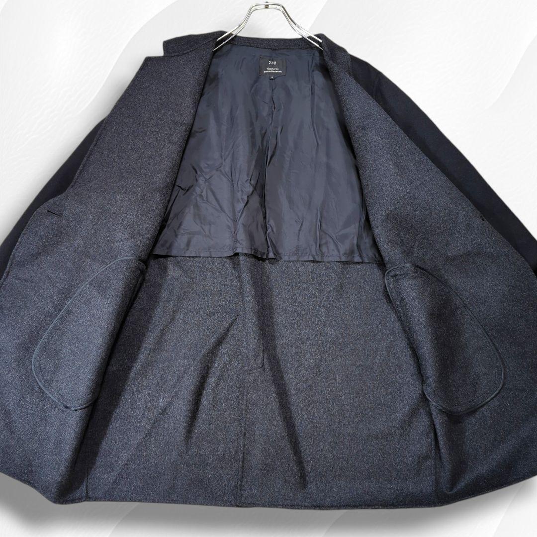 【新品】23区 WIND SHIELD COAT　ウールアンゴラ 4L