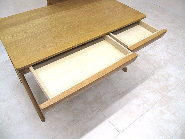 浜本工芸 ナラ材デスク 　　書斎机/PCデスク/ワークデスク/学習机