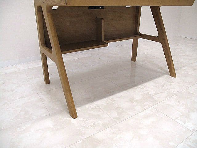 浜本工芸 ナラ材デスク 　　書斎机/PCデスク/ワークデスク/学習机