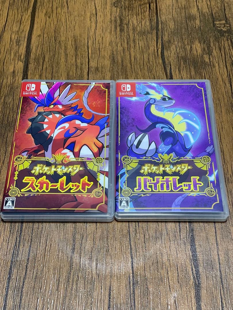 【SWITCH】ポケットモンスター　スカーレット　バイオレット　まとめ売り