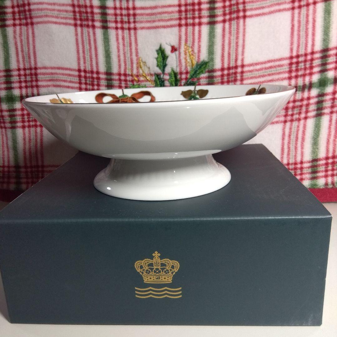 ロイヤルコペンハーゲン スターフルーテッド クリスマス ケーキディッシュ