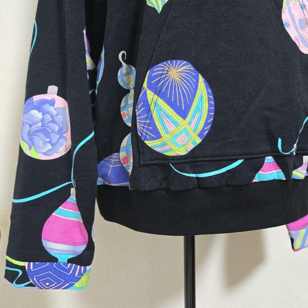 希少 レオナール LEONARD SPORT 長袖 トレーナー 裏起毛 日本製