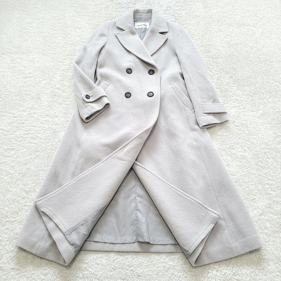 【完売品】24AW　ナチュラルビューティー　ビッグカラーダブルチェスターコート