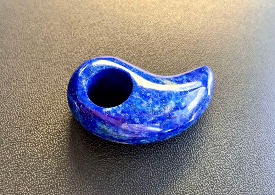 ちくわ様　幸運を象徴する最強の聖石　幻のロイヤルブルーオールドラピスラズリの勾玉