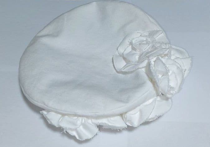 【タグ付き・新品未使用】バラ色の帽子 共花ベレー