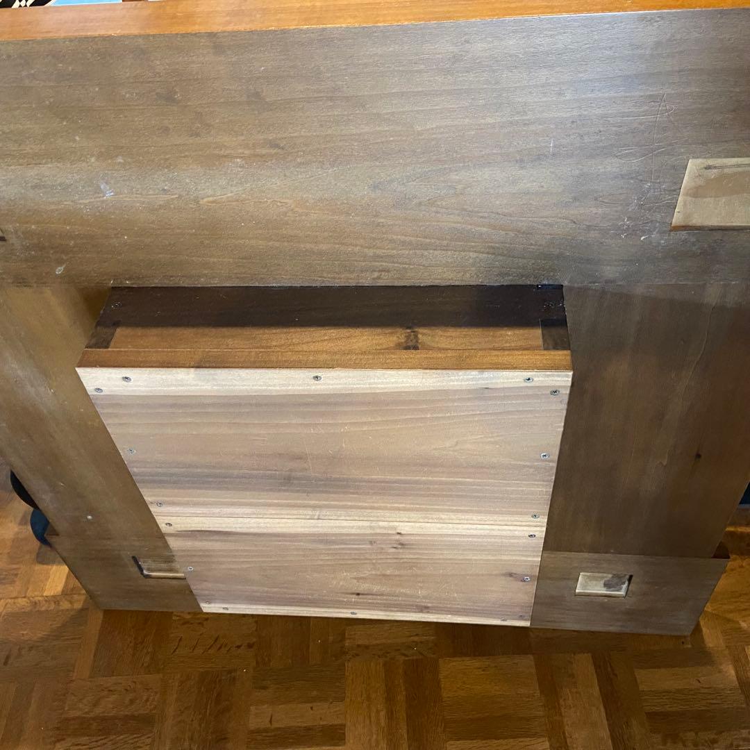 囲炉裏テーブル　昭和レトロ 火鉢 古民家家具　希少 木製