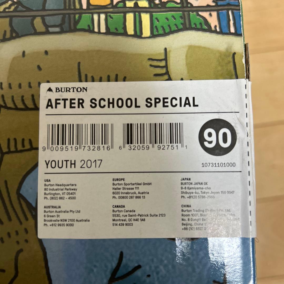 Burton kids スノーボード 90cm（板、ビンディング、デッキパッド）