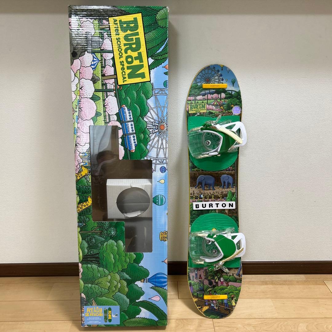 Burton kids スノーボード 90cm（板、ビンディング、デッキパッド）