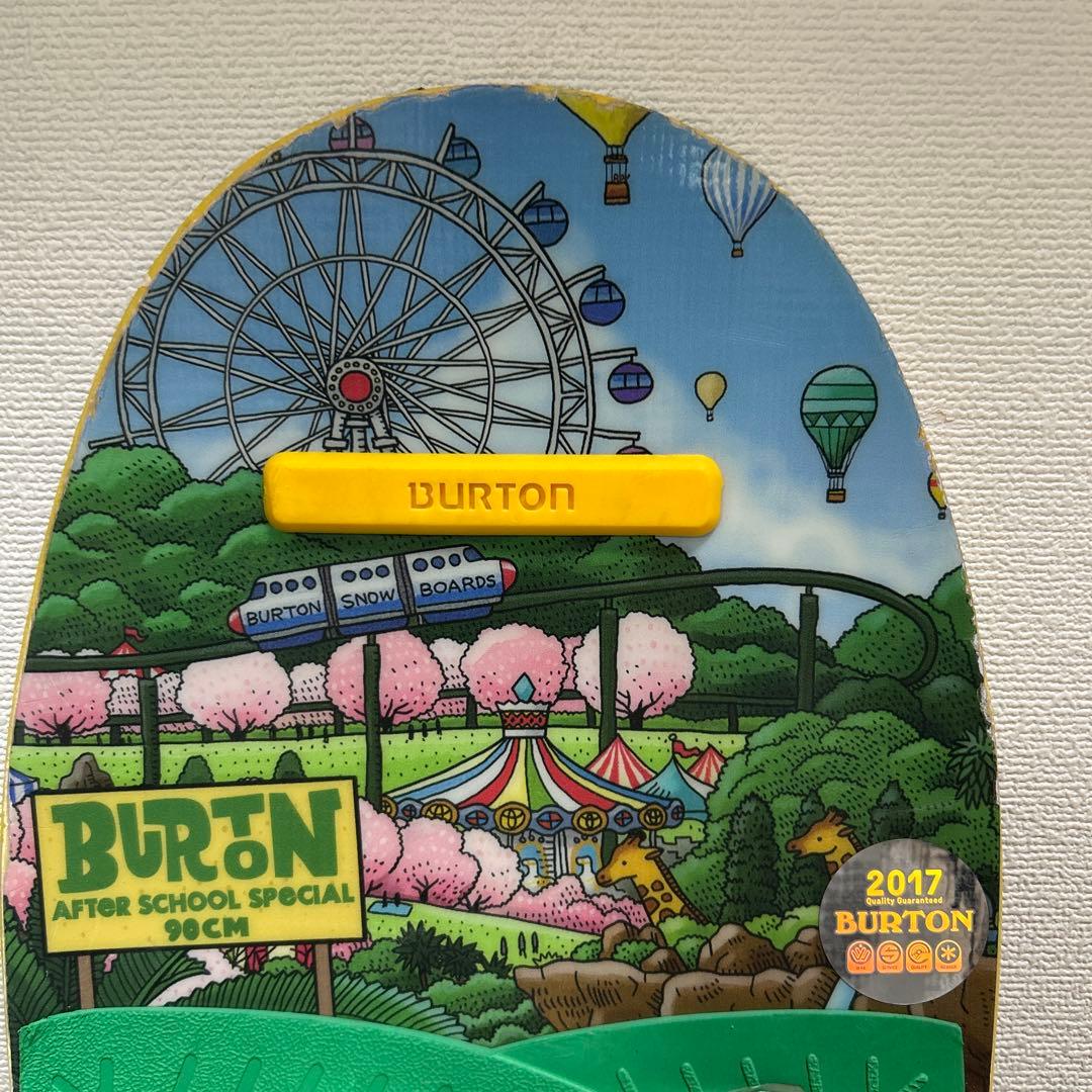 Burton kids スノーボード 90cm（板、ビンディング、デッキパッド）