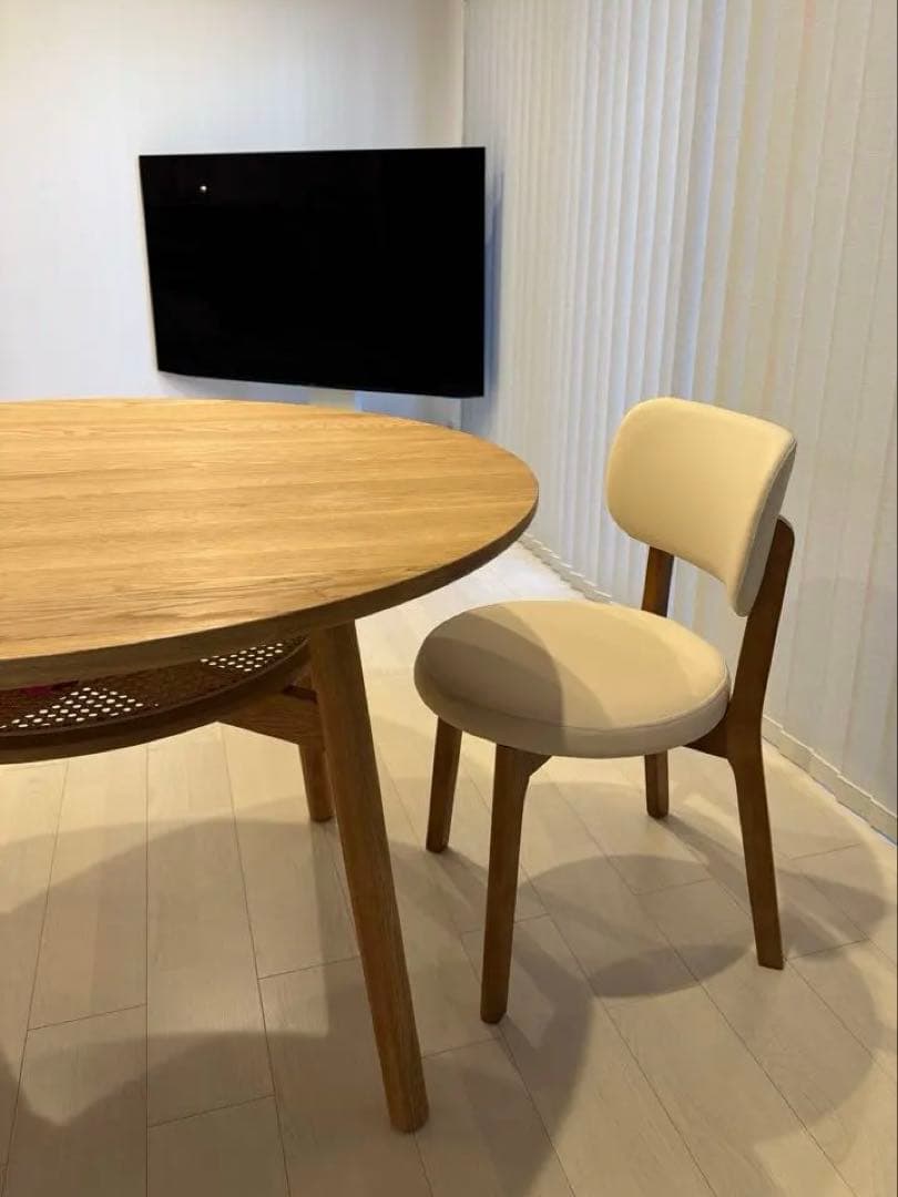 ダイニングチェア2脚セット 食卓椅子 木製 リビングチェア 背もたれ付き