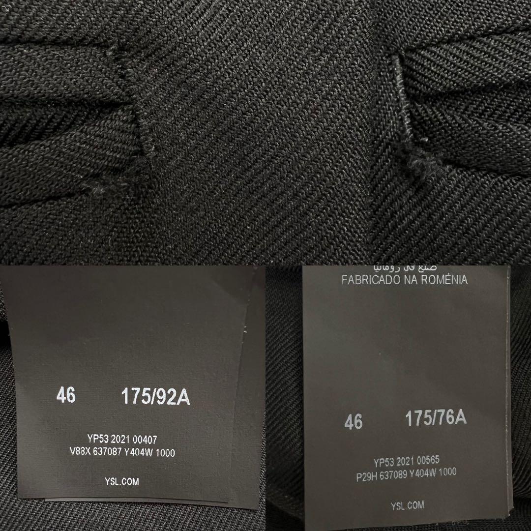 定価約65万 極美品 SAINT LAURENT PARIS スーツ サイズ46