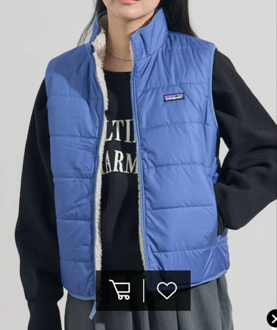 パタゴニアK's Reversible Ready Freddy Vestベスト