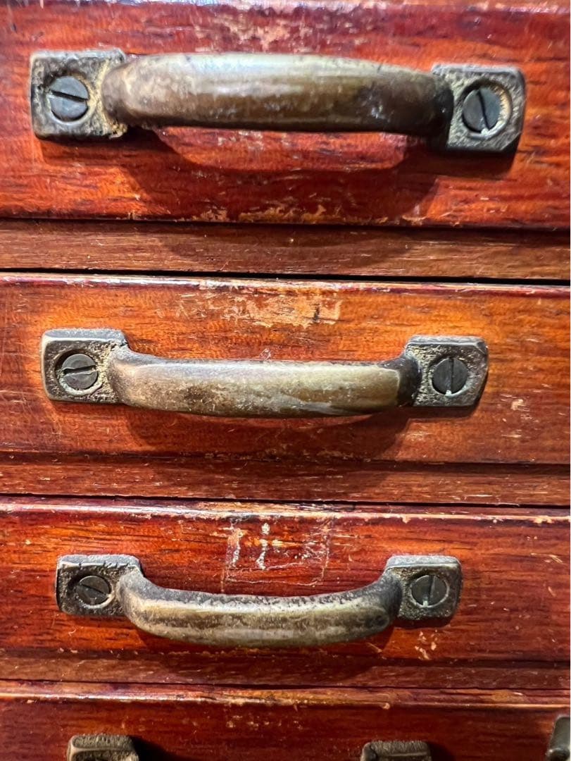 小物入れ 小引き出し 多引き出し インテリア アンティーク 昭和レトロ 当時物