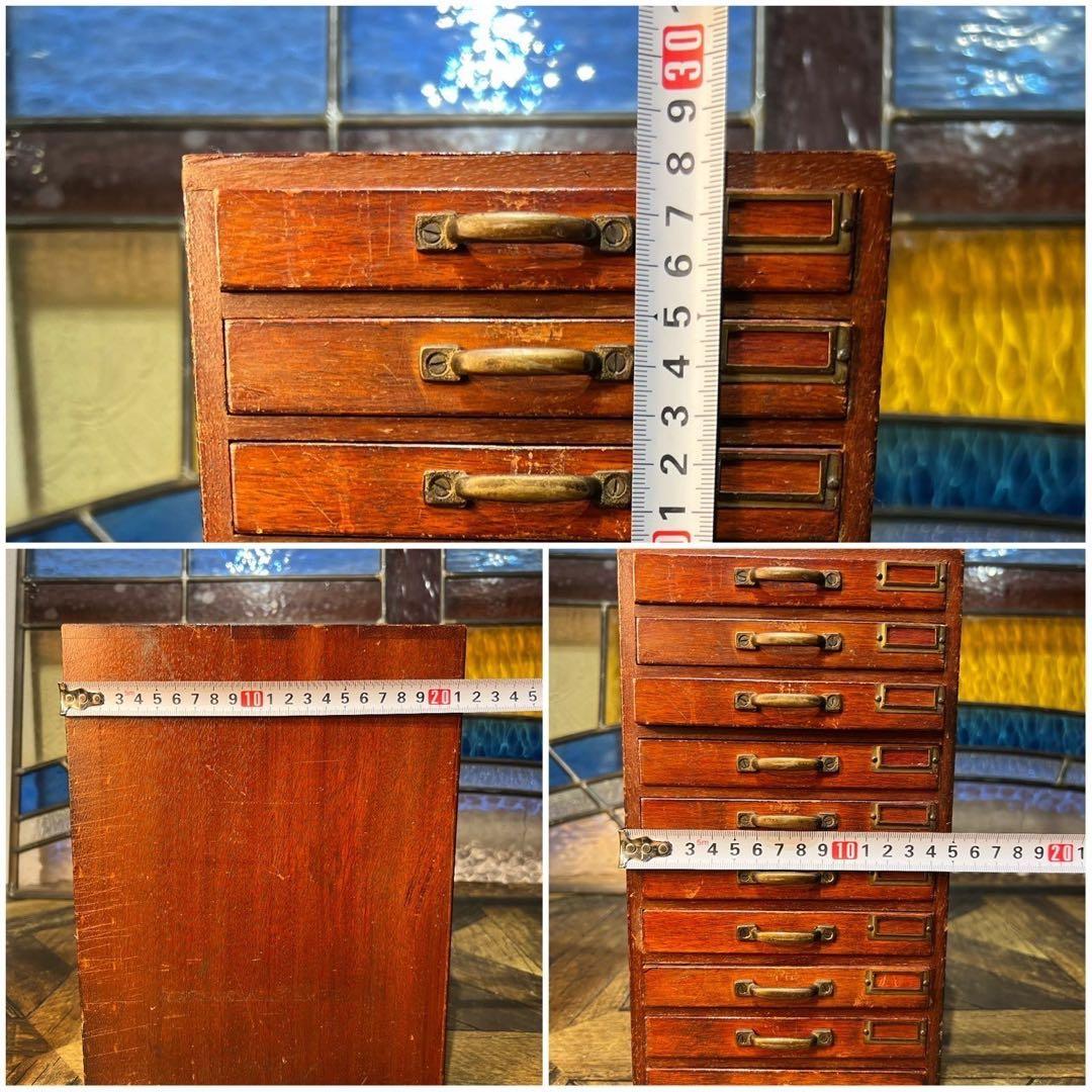 小物入れ 小引き出し 多引き出し インテリア アンティーク 昭和レトロ 当時物