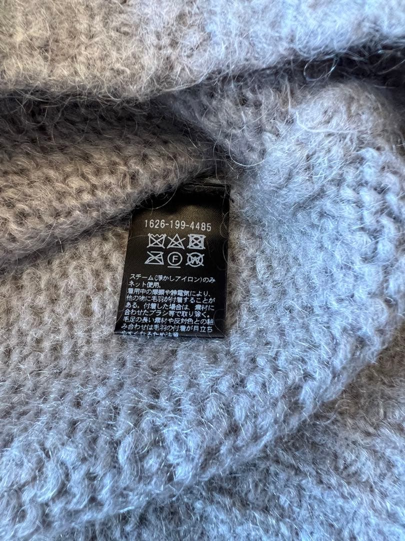 H BEAUTY&YOUTH ウールモヘヤ スヌード ニットワンピース