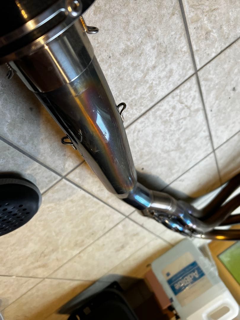 ゼファー1100 ワイバン　チタンマフラー　カーボン