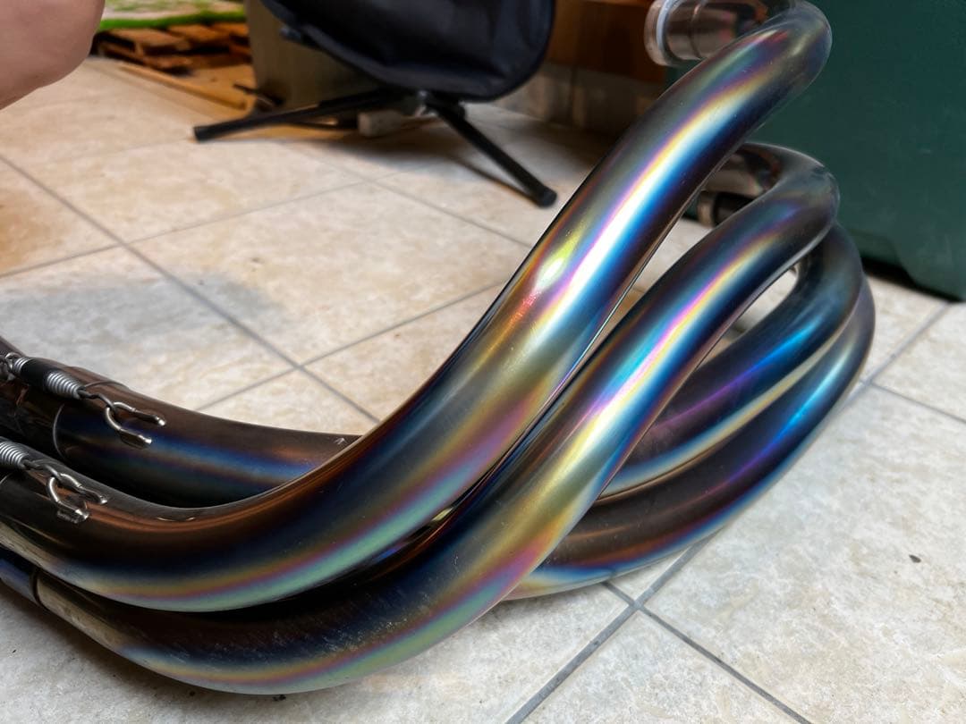 ゼファー1100 ワイバン　チタンマフラー　カーボン