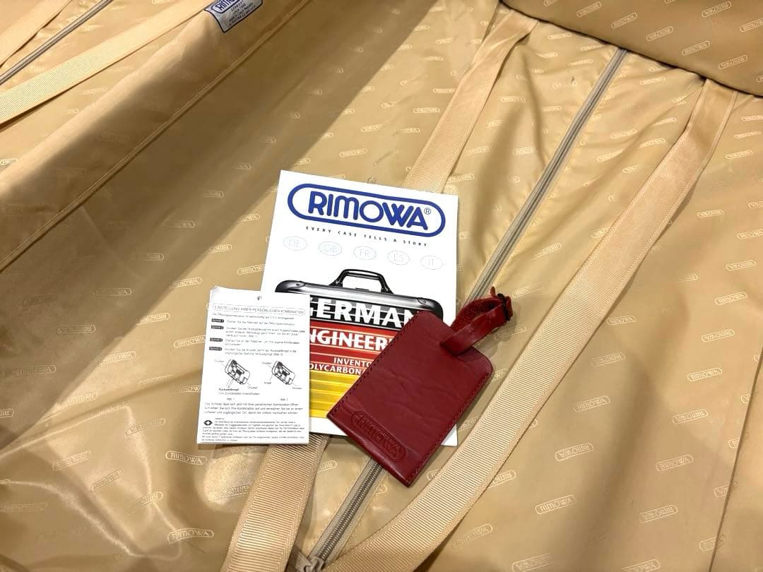 ジャッカリン リモワ サルサデラックス 104l オリエンタルレッド ４輪