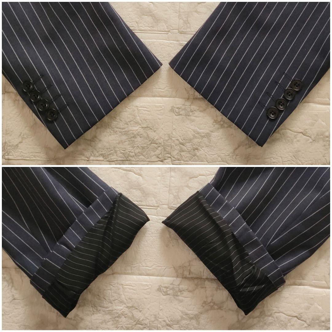 SUIT SELECT　3ピース　ストライプスーツセット　AB6